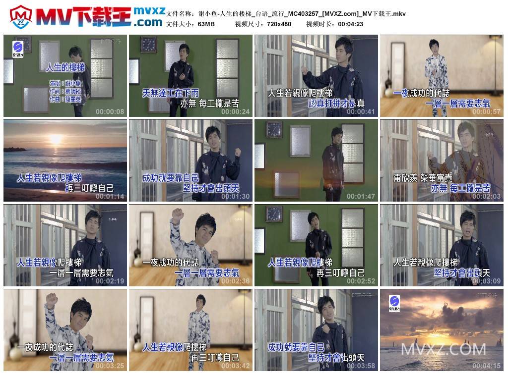 谢小鱼-人生的楼梯_台语_流行_MC403257